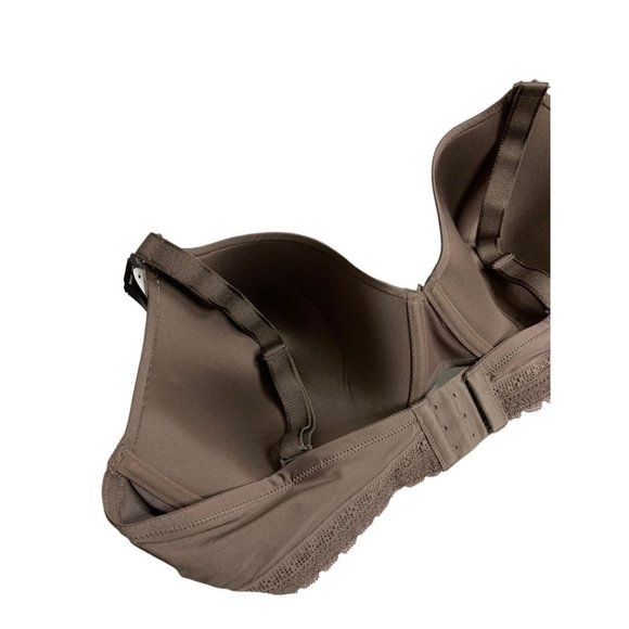 42DDD Paramour Gorgeous Contour New Paddded Underwire Bra Mink Brown 255455 - Picture 5 of 11